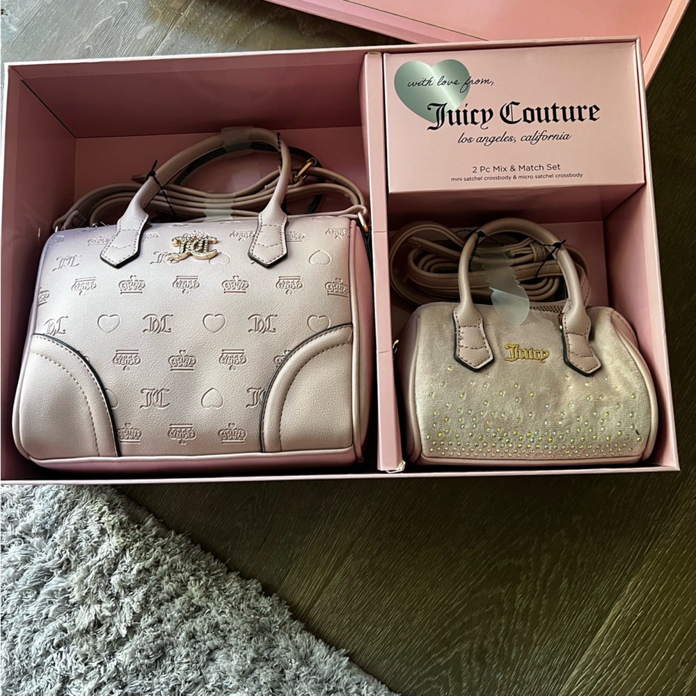 Juicy Couture Pink Glitter Purses